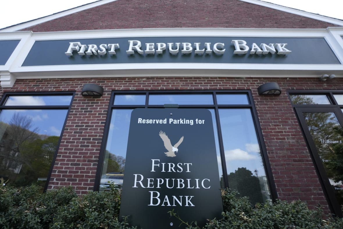 First Republic Bank signs and logos