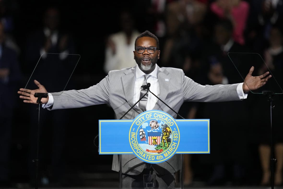 Chicago Mayor Brandon Johnson