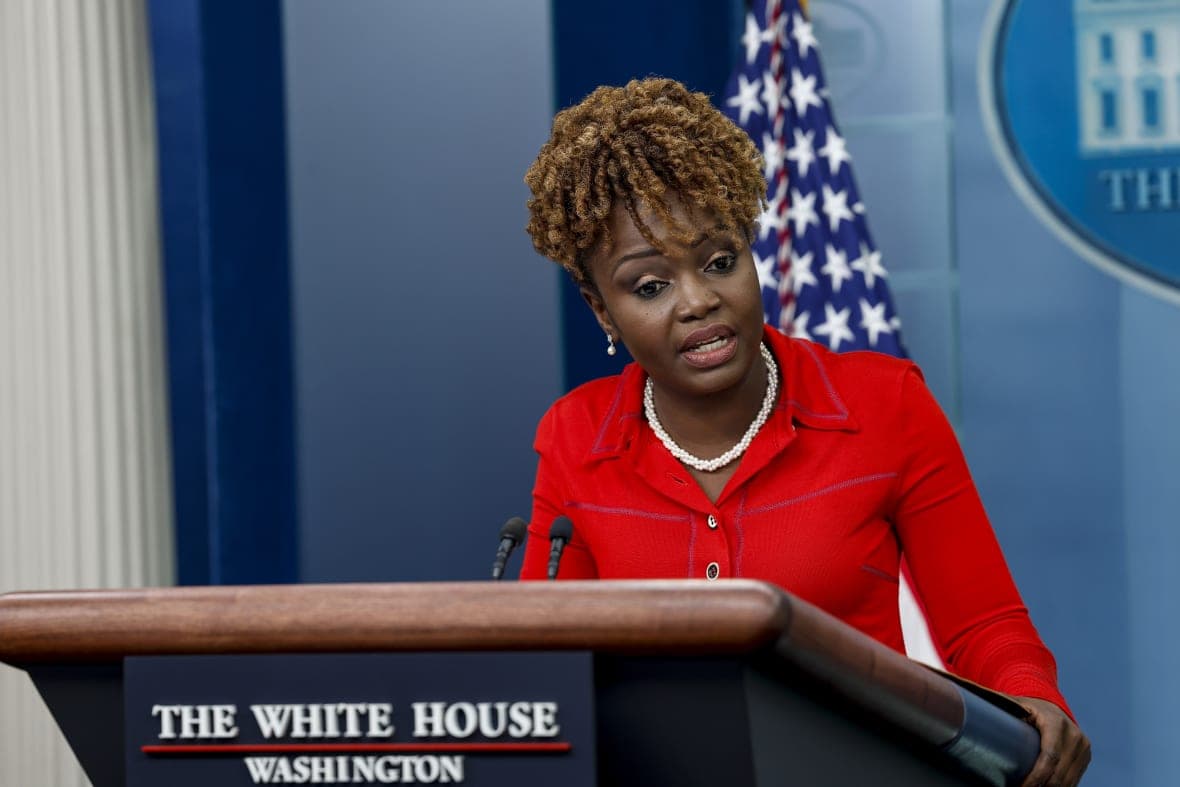 White House Press Secretary Karine Jean-Pierre