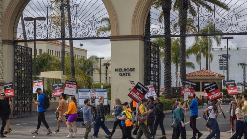 Hollywood Writers Go On Strike In Dispute Over Payments For Streaming Services
