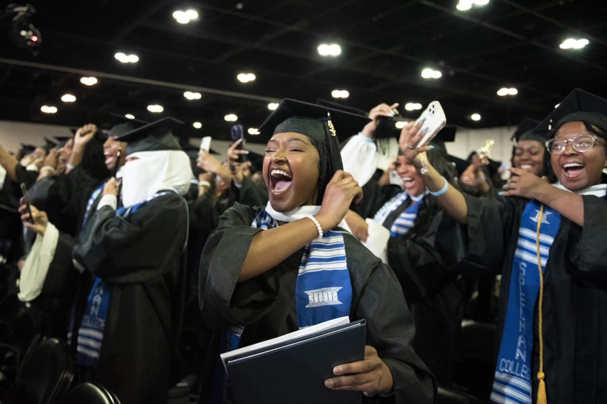 Spelman College graduates celebrate
