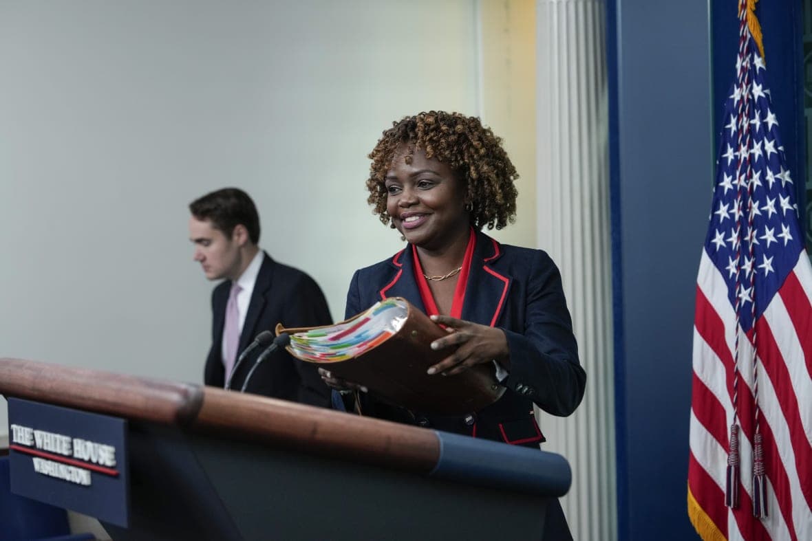 White House Press Secretary Karine Jean-Pierre
