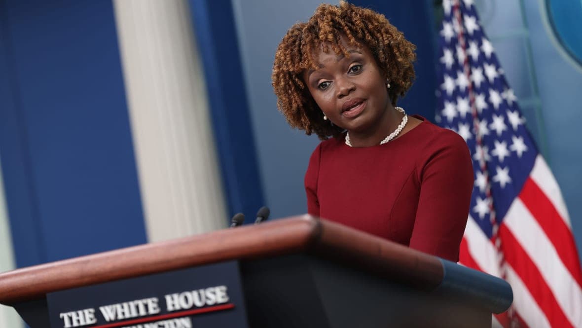 White House Press Secretary Karine Jean-Pierre