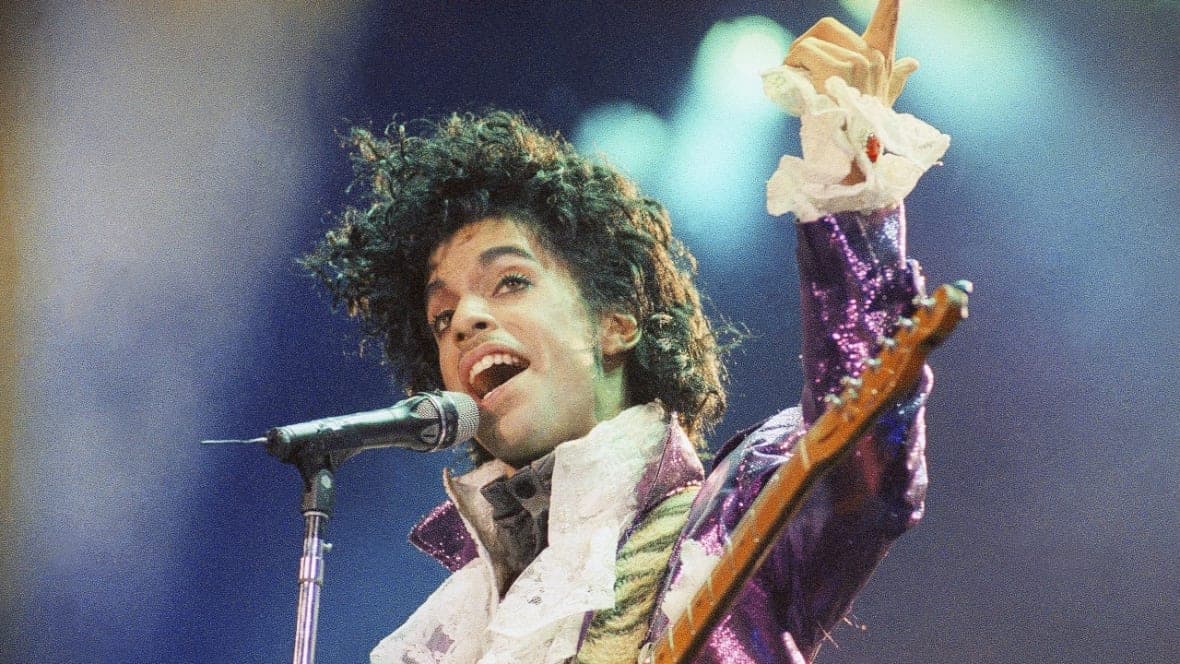 Singer Prince performing