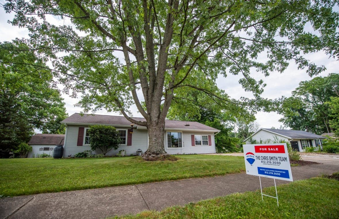 A house for sale in Bloomington, Indiana