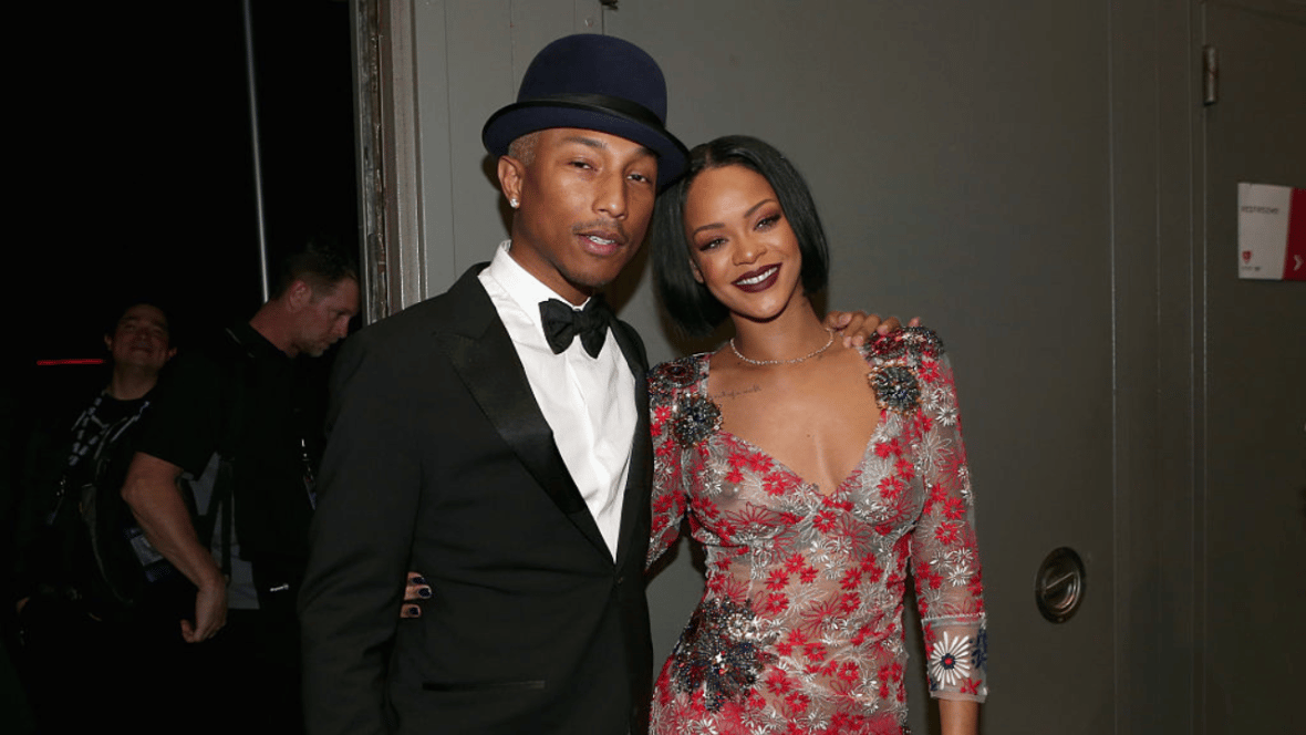 Rihanna Louis Vuitton, Pharrell Louis Vuitton, Pharrell Rihanna, Pharrell Paris Fashion Week
theGrio.com