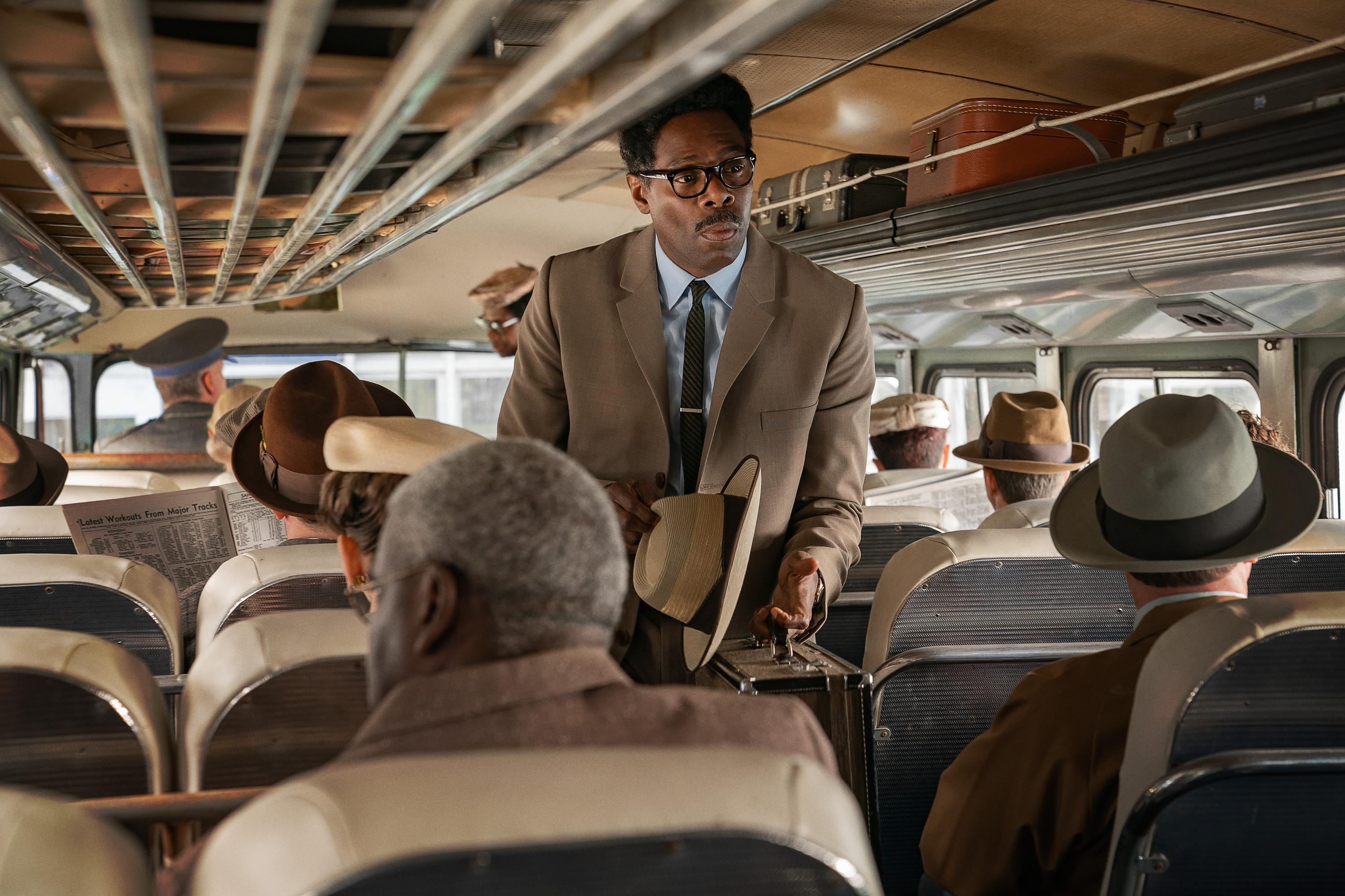 Actor Colman Domingo in "Rustin"