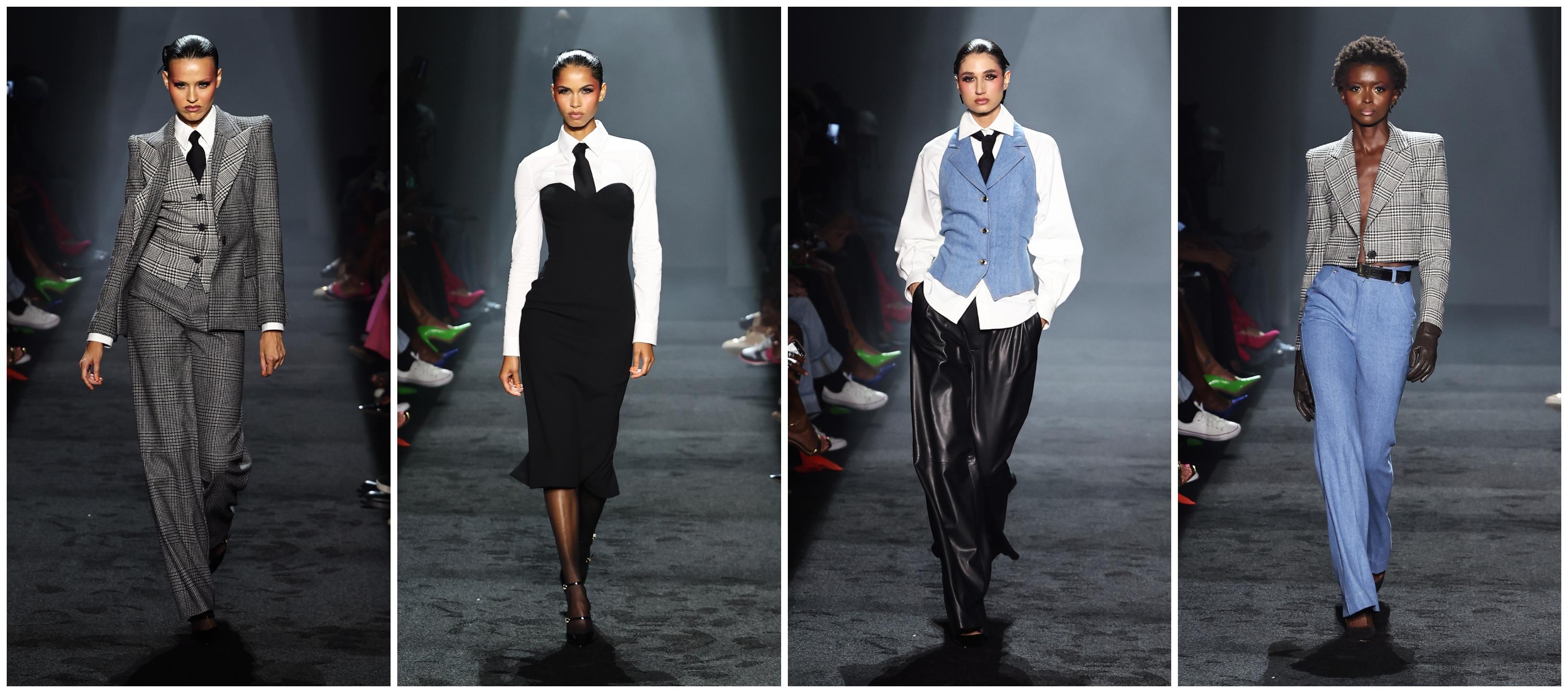 Models walk the Spring-Summer ’24 runways for Sergio Hudson
