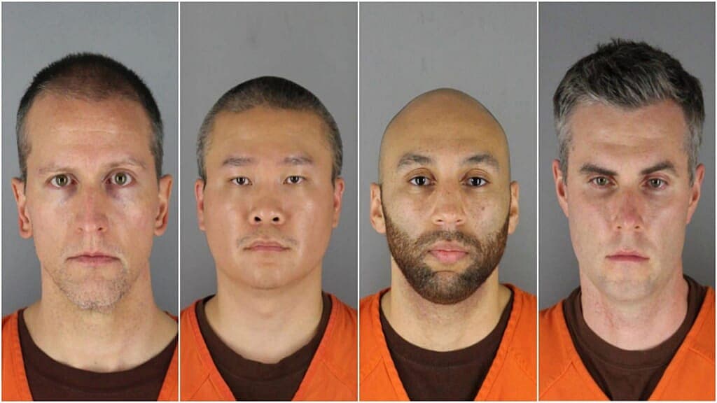 Former Minneapolis Police officers Derek Chauvin, Tou Thao, J. Alexander Kueng and Thomas Lane