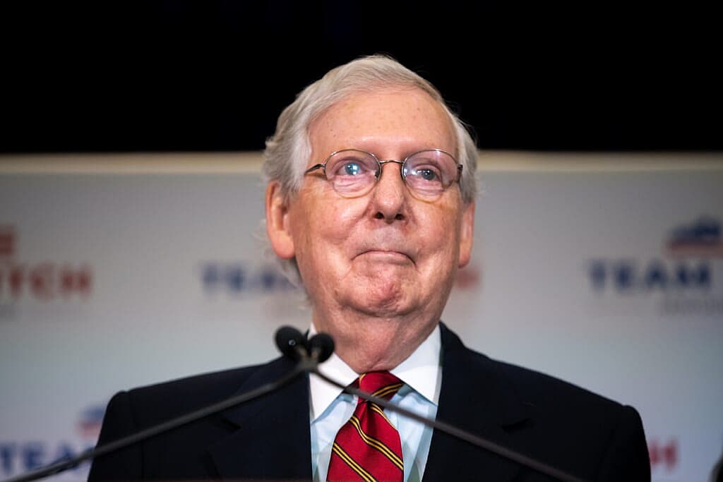 Sen. Mitch McConnell Holds Press Conference To Discuss Election Results