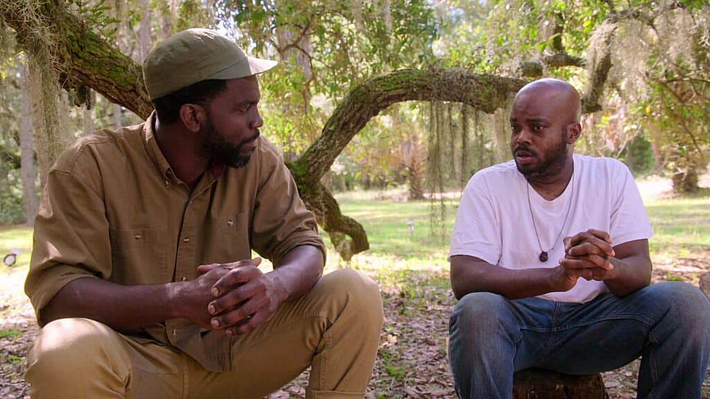 Stephen Satterfield and BJ in "High on the Hog"