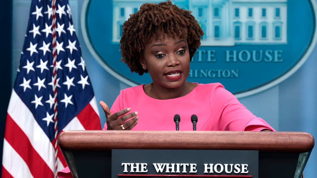 White House Press Secretary Karine Jean-Pierre