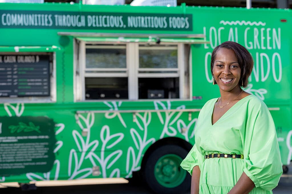 Robyn Wallace, co-owner of Local Green Orlando Food Truck
