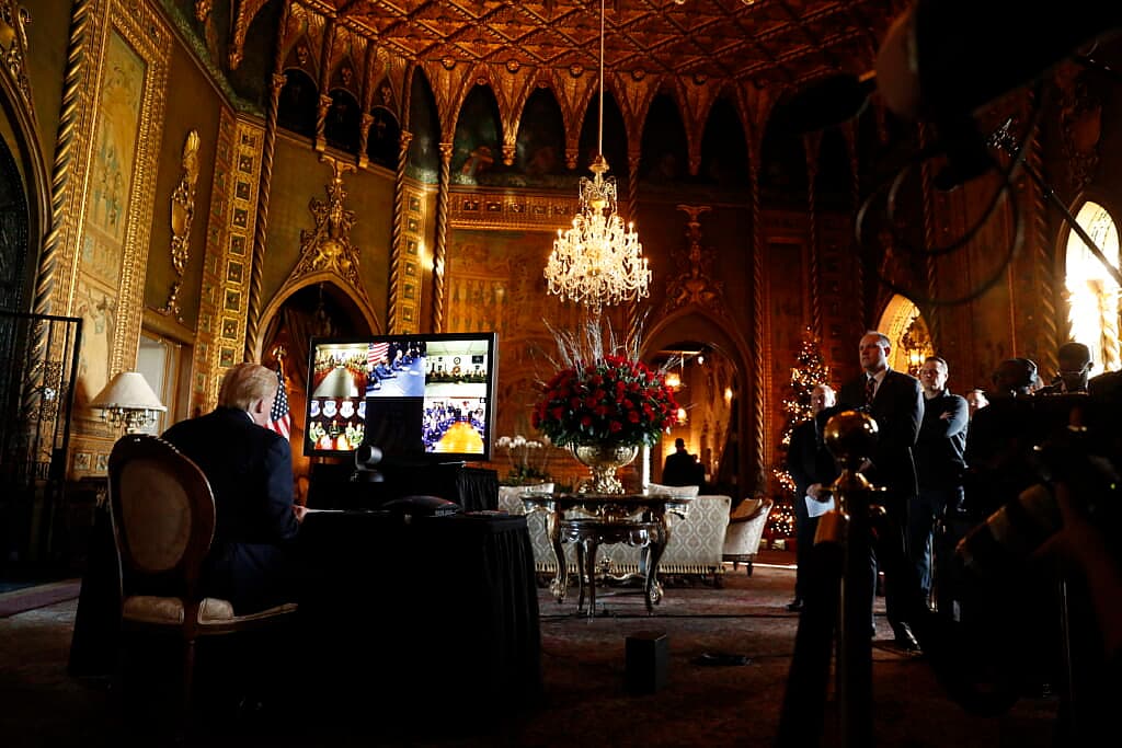 Former President Donald Trump at Mar-a-Lago