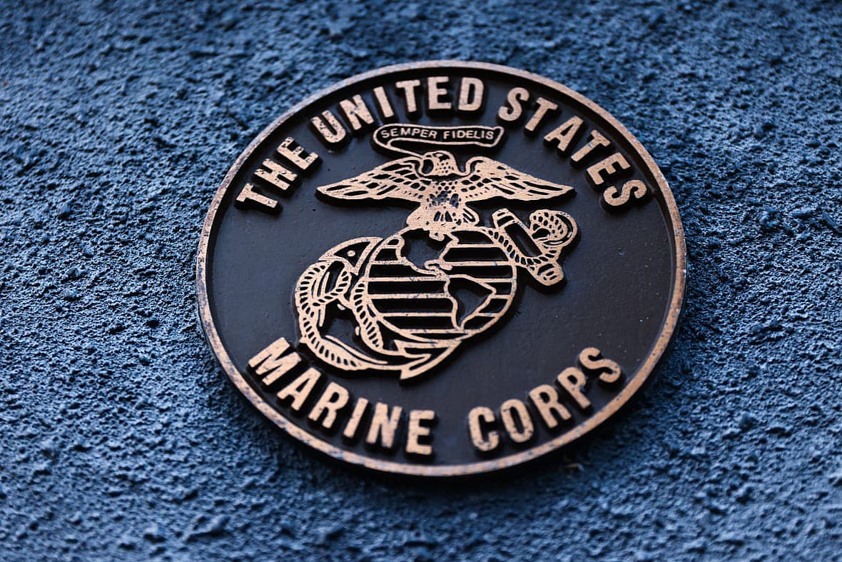 The U.S. Marine Corps emblem