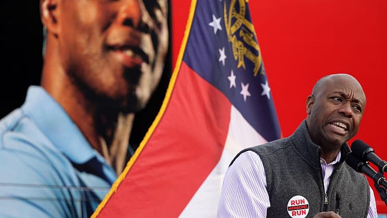 Herschel Walker Campaigns In Georgia Ahead Of Runoff Senate Election