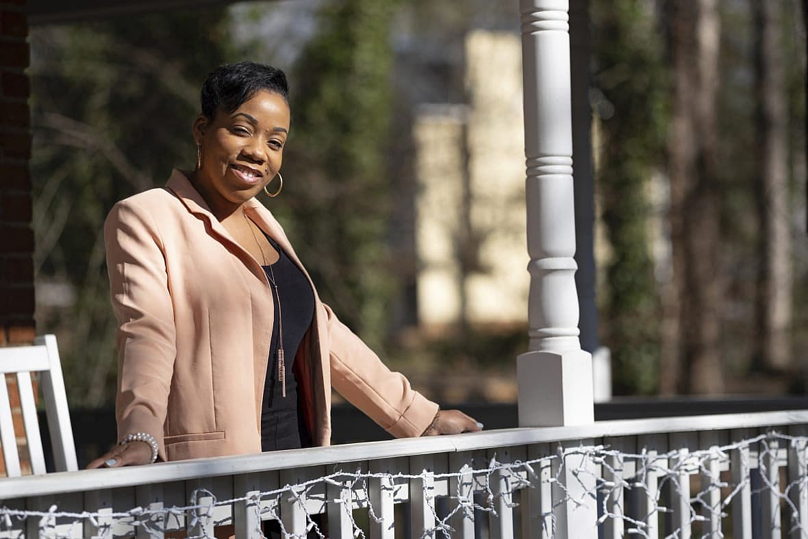 April Chapman, a small business owner