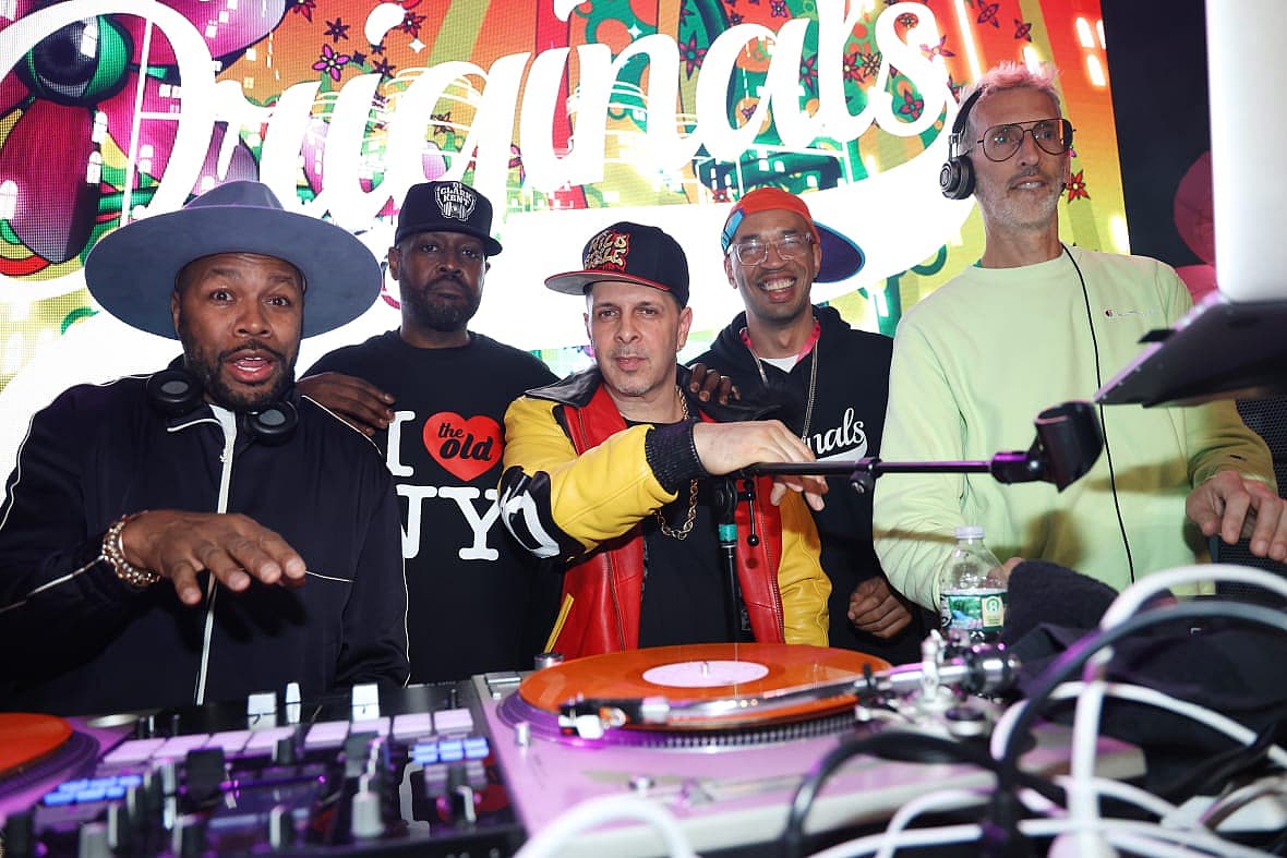 Musicians D-Nice, DJ Clark Kent, Tony Touch and Rich Medina
