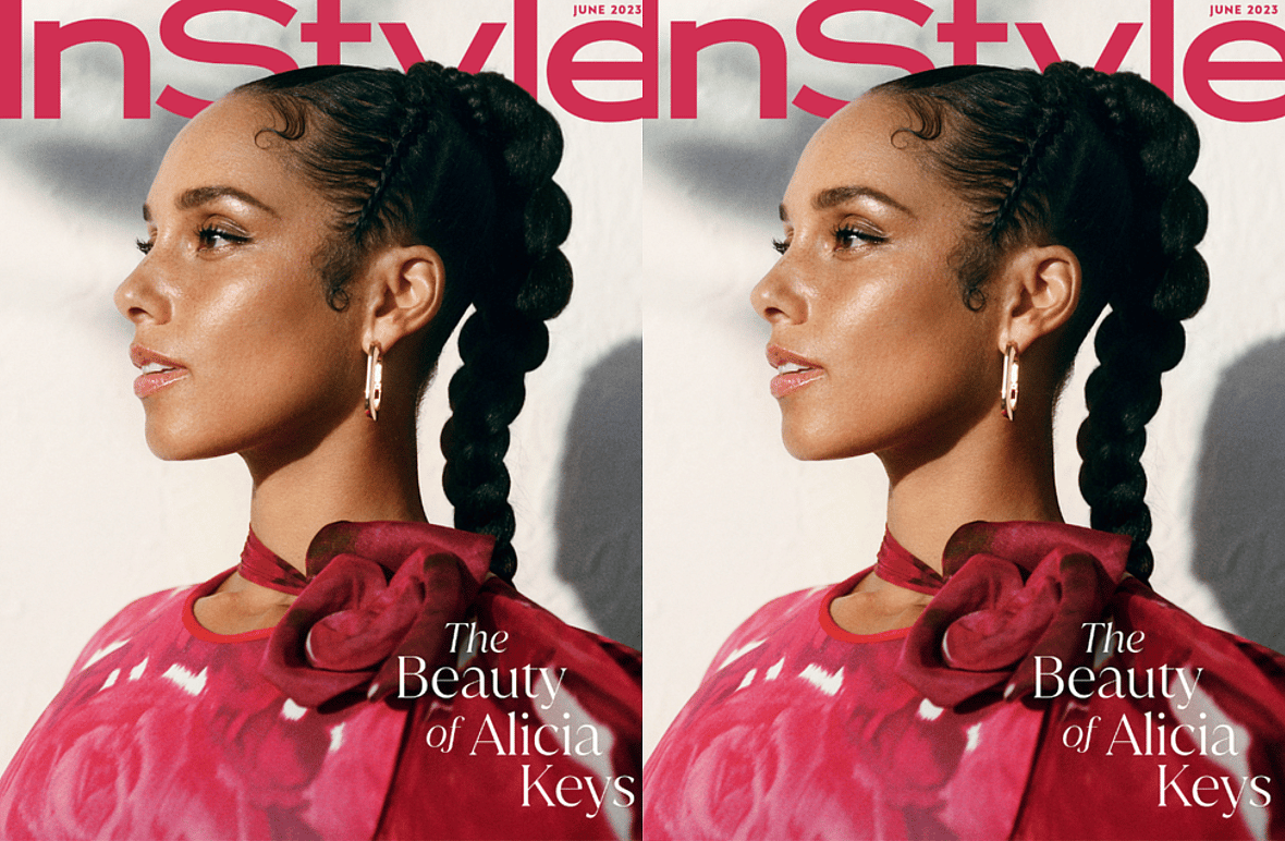 Alicia Keys, Alicia Keys beauty, Alicia Keys magazine cover, Black hair and beauty, theGrio.com