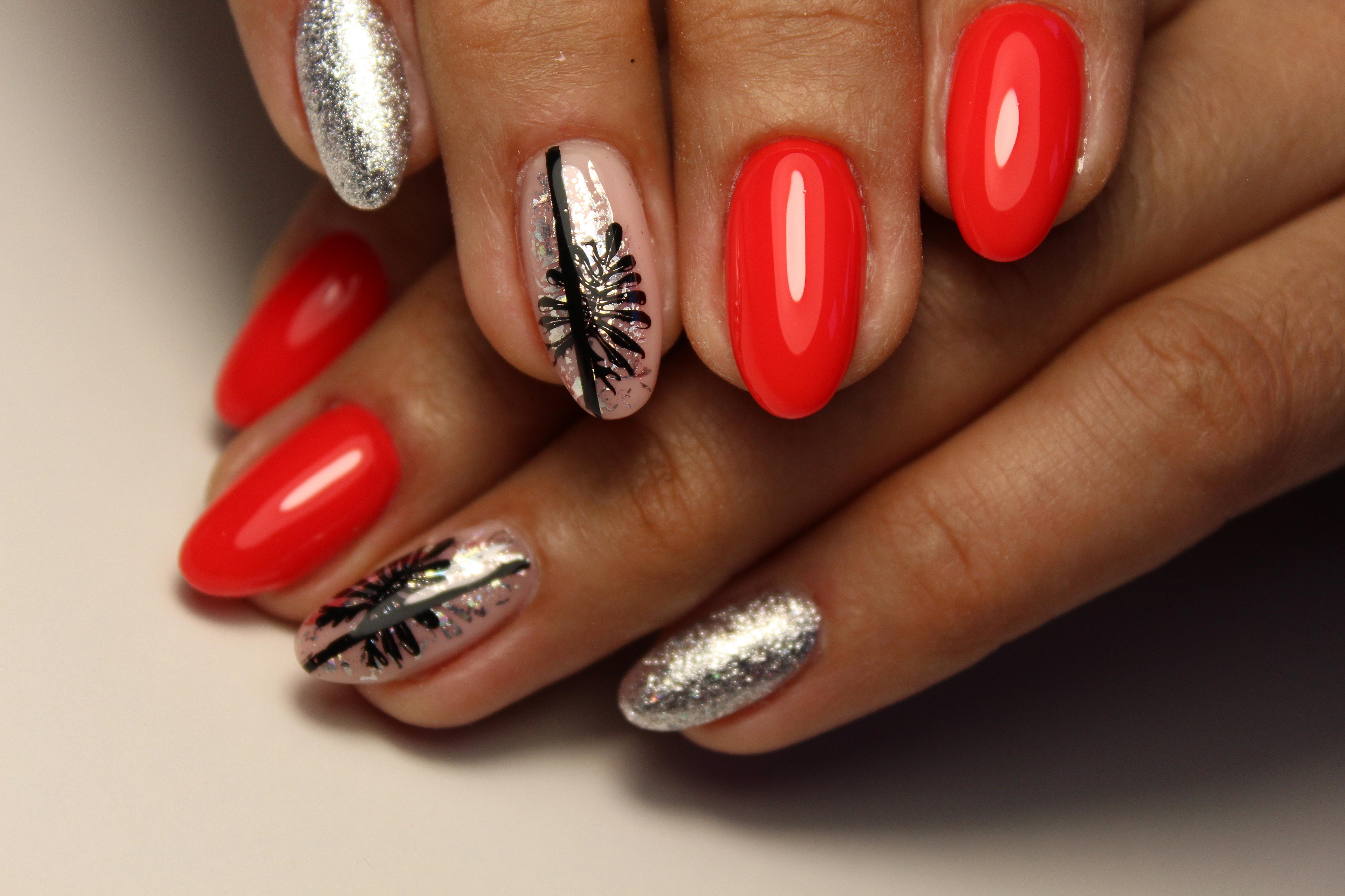 Hands with a fancy manicure
