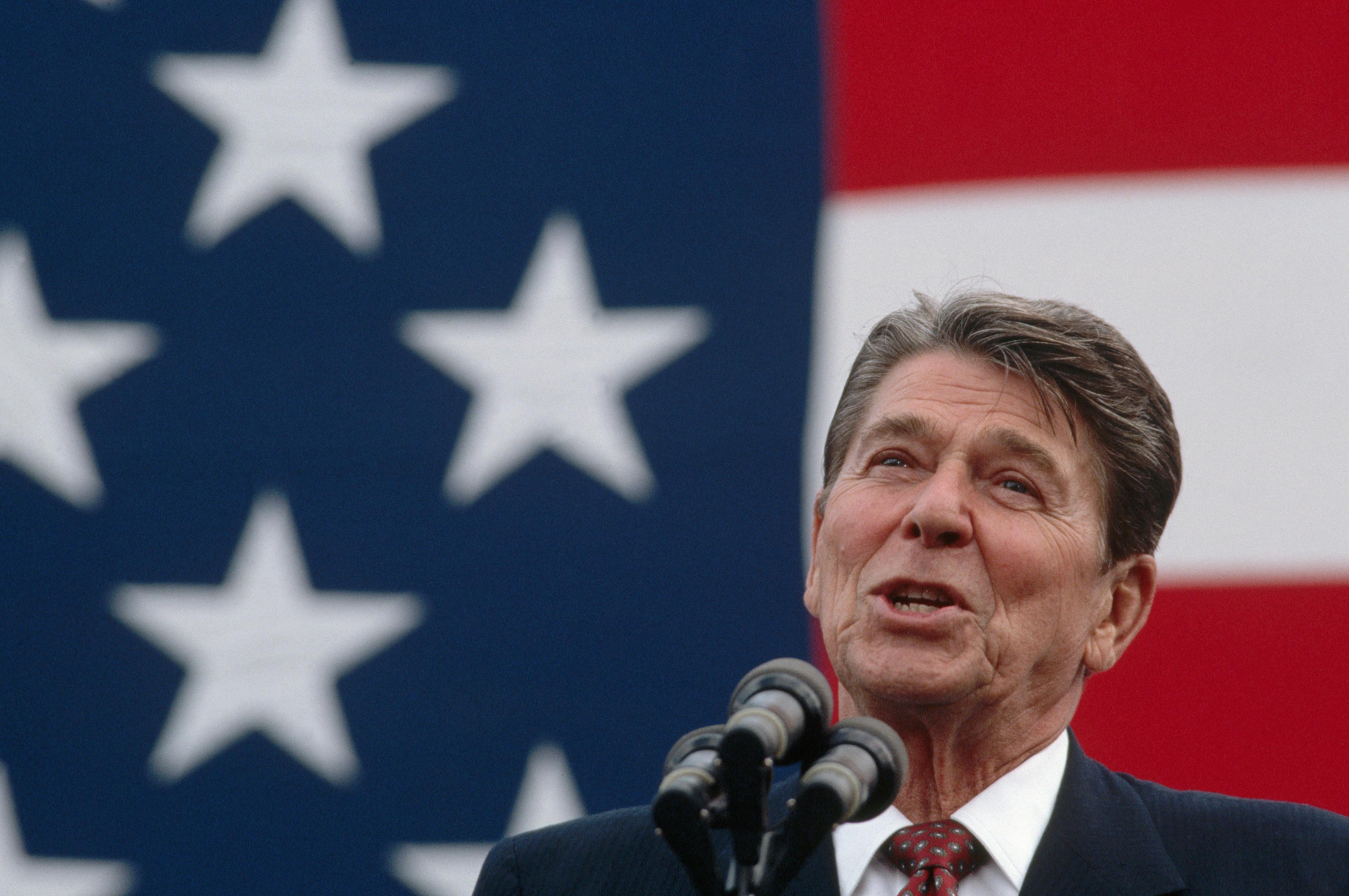 Former President Ronald Reagan