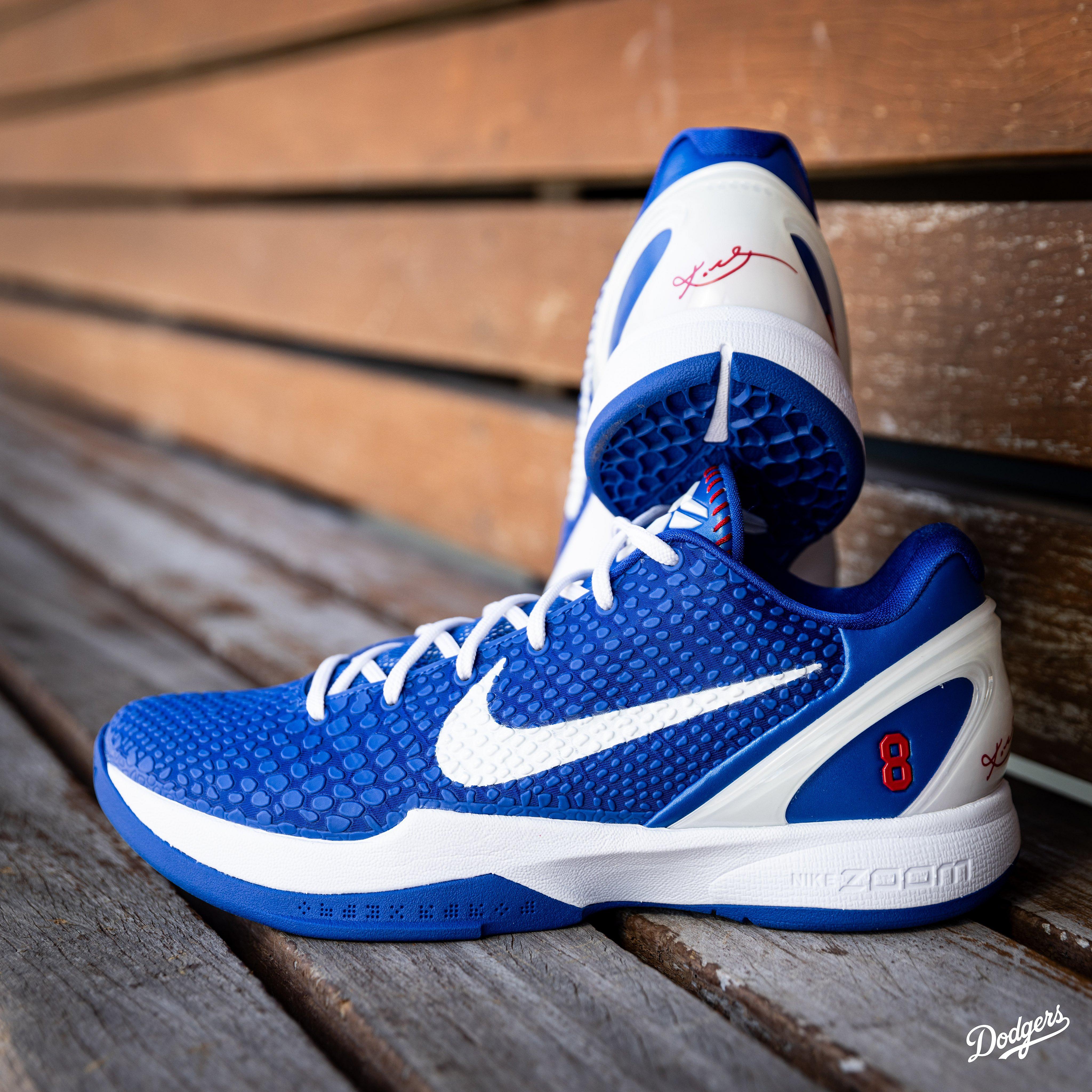 Vanessa Bryant gifts Dodgers Kobe sneakers to mark Mamba Day