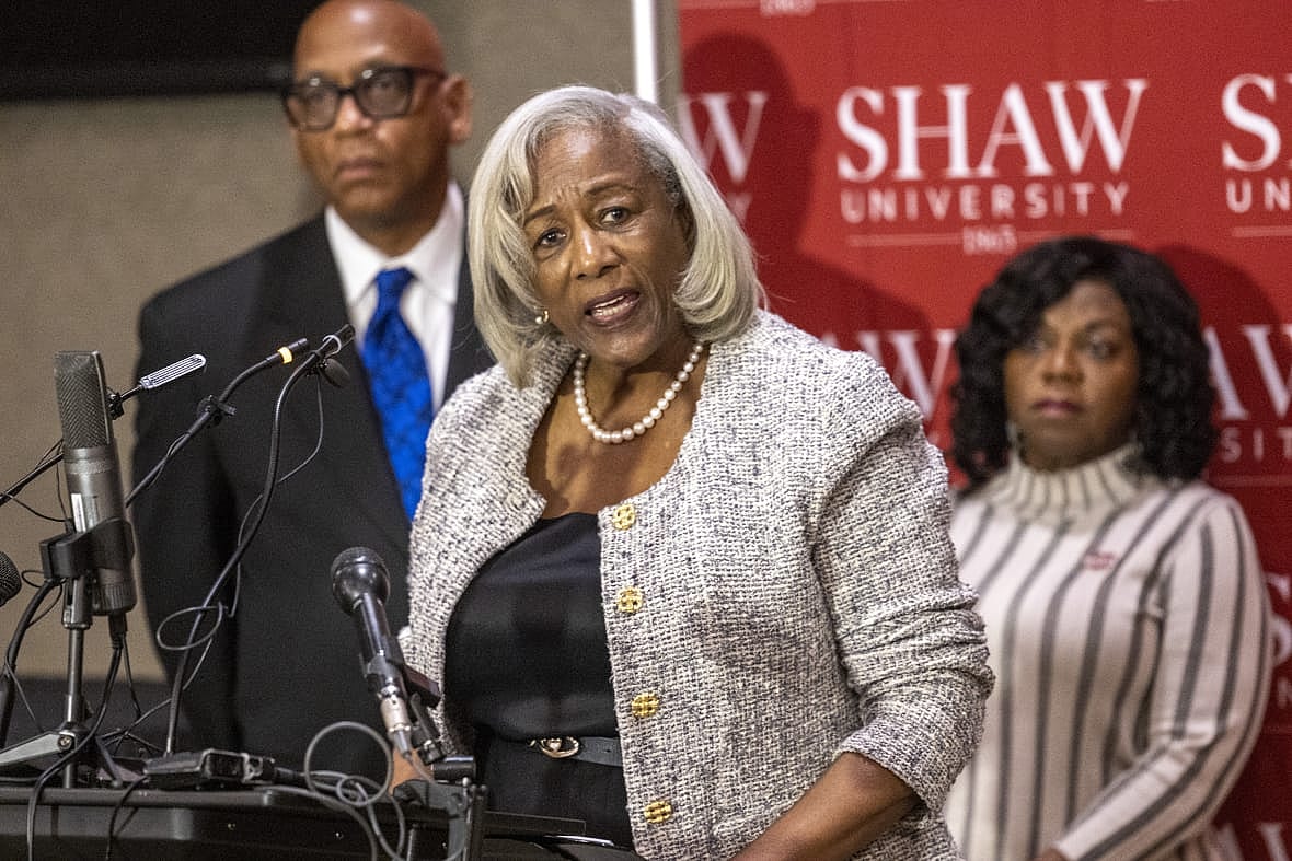 Shaw University President Paulette Dillard