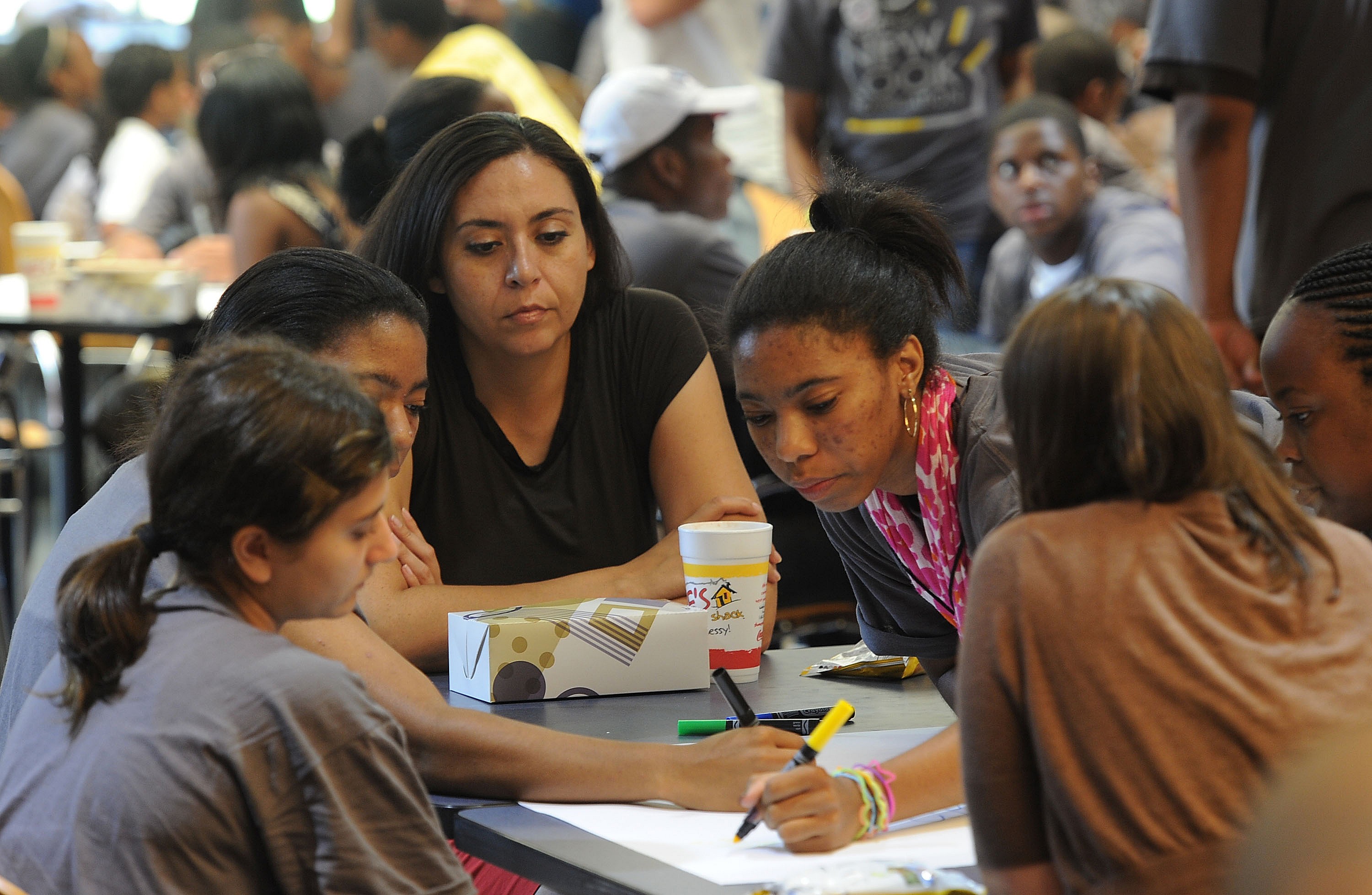 Usher's New Look Trains 600 Youth During Powered By Service Day