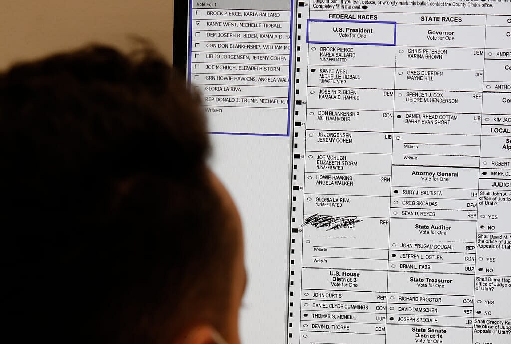 Utah County Officials Pick Up Early Voting Ballots From Dropboxes For Processing