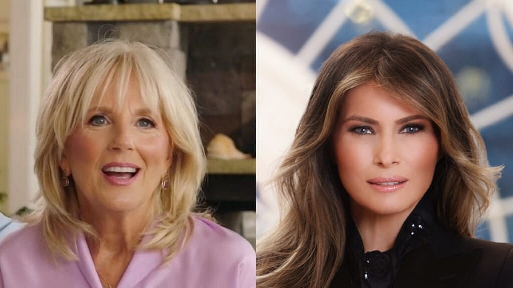 Dr. Jill Biden Melania Trump thegrio.com