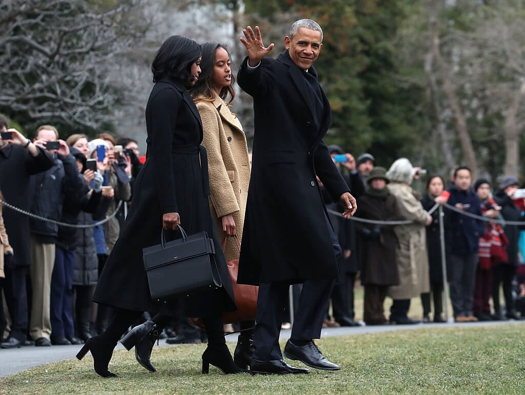 Malia Obama Michelle Obama Barack Obama thegrio,com