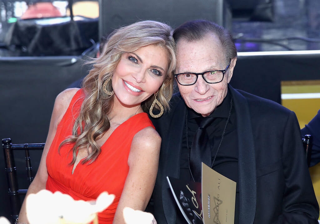 Shawn King and television personality Larry King