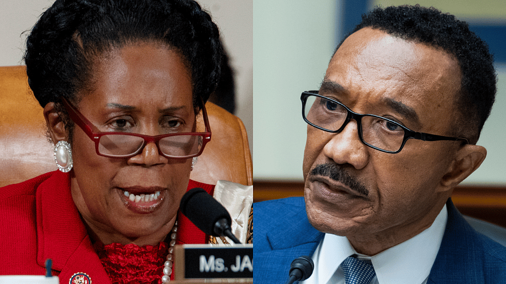 Representatives Sheila Jackson Lee and Kweisi MFume