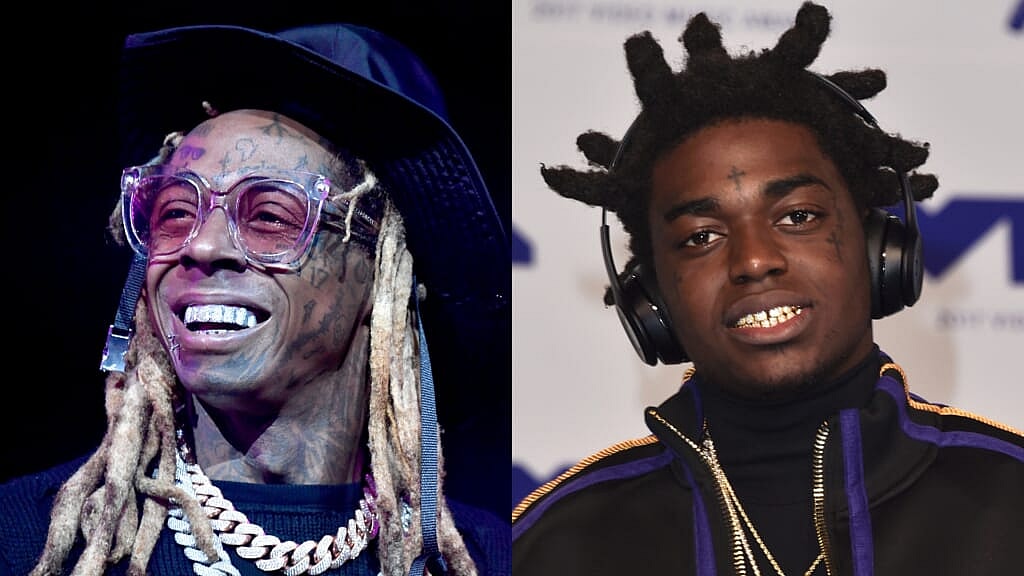 Rappers Lil Wayne and Kodak Black