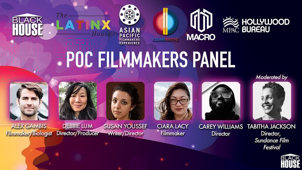 Poster for "POC Filmmakers Panel"