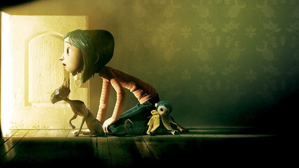 A scene from the animated film “Coraline”
