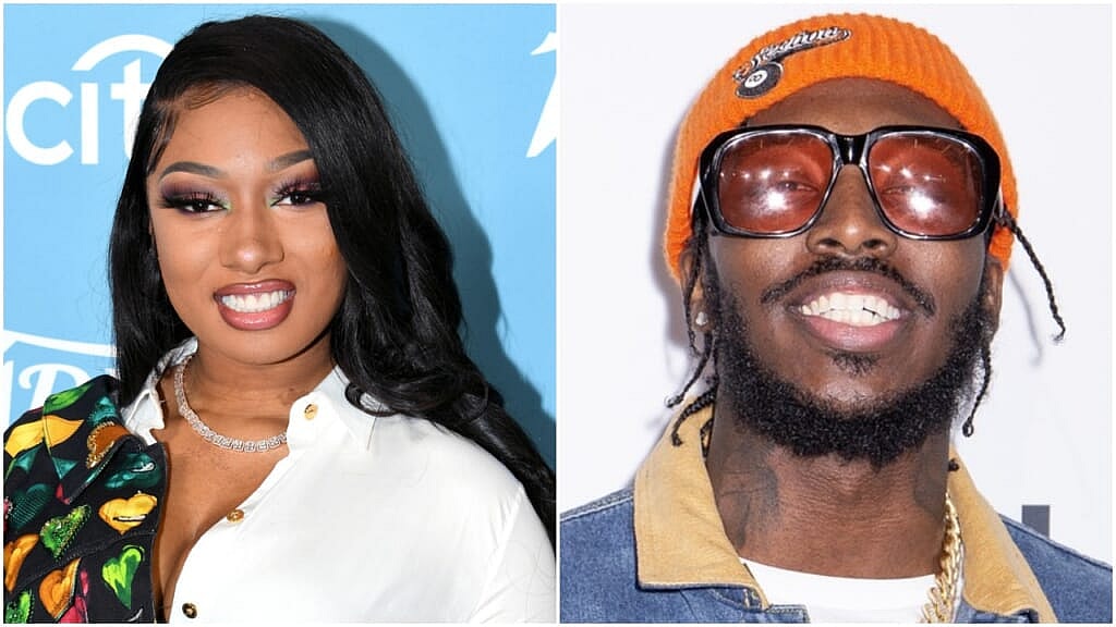 Rappers Megan Thee Stallion and Pardison Fontaine 