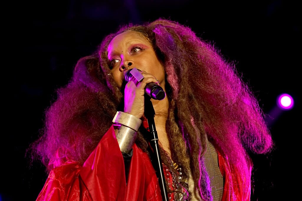 Erykah Badu performs 