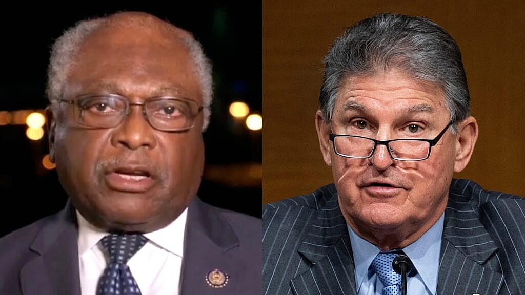 South Carolina Representative James Clyburn and West Virginia Senator Joe Manchin