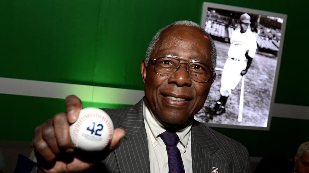 MLB Hall of Famer Hank Aaron
