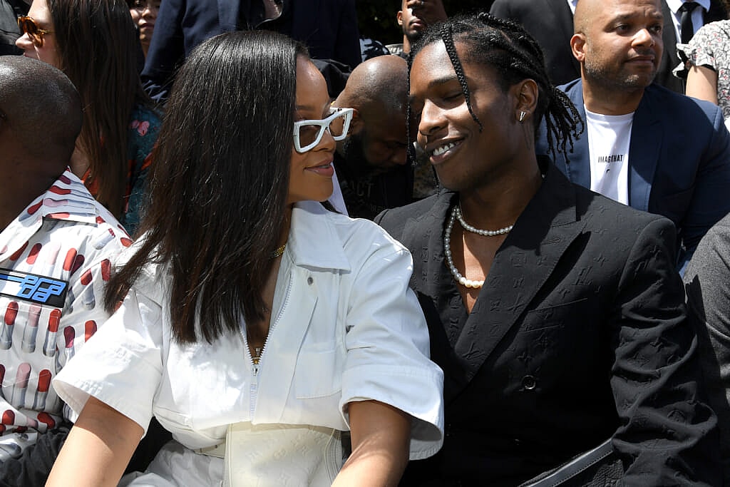 Singer Rihanna and rapper A$AP Rocky