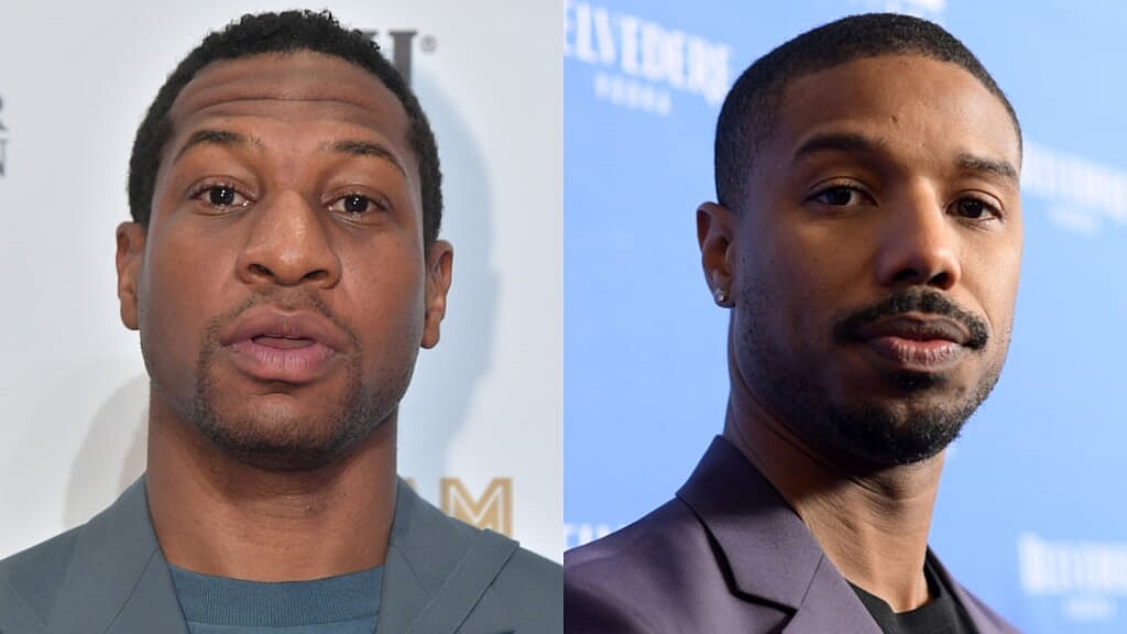 Actors Jonathan Majors and Michael B. Jordan
