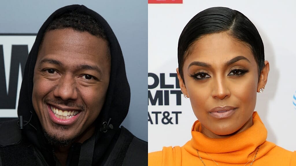 Actor and television host Nick Cannon and his partner, radio personalitiy and DJ Abby De La Rosa