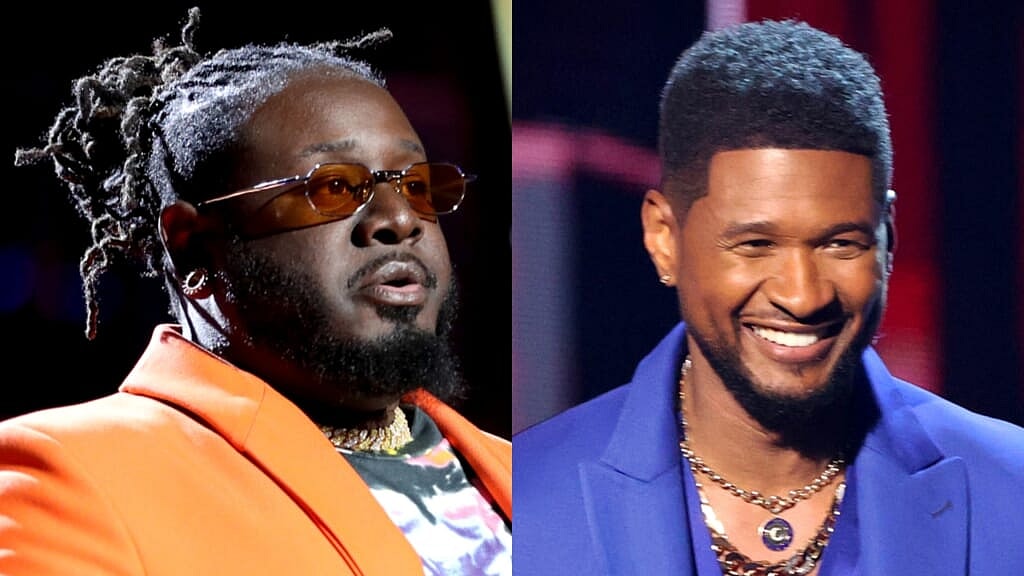 Rapper T-Pain and singer Usher