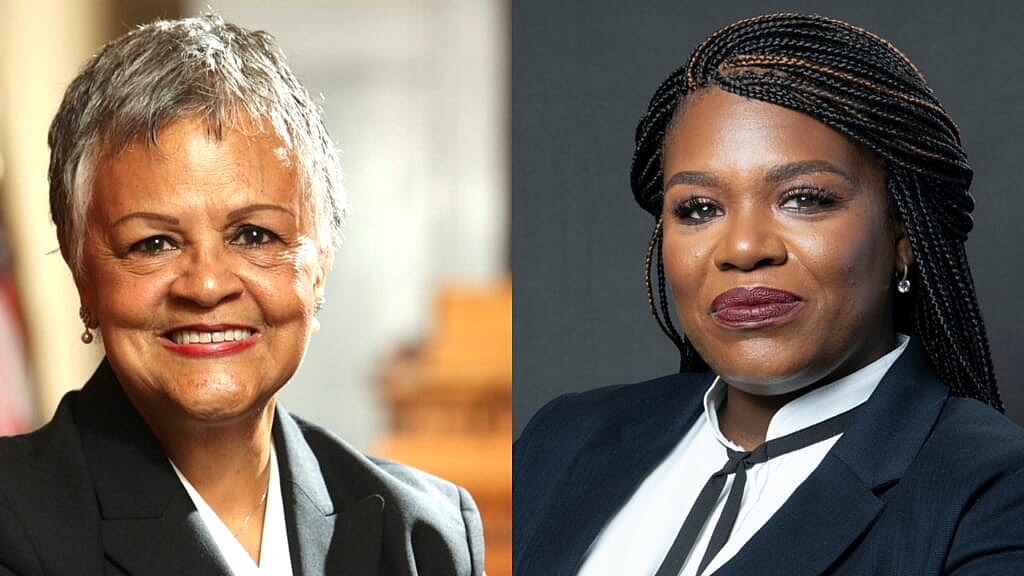 Representatives Bonnie Watson Coleman (D-NJ) and Cori Bush (D-MO)