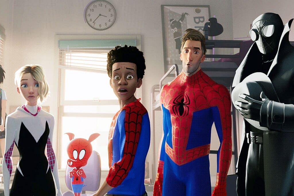 Scene from "Spider-Man: Into the Spider-Verse"