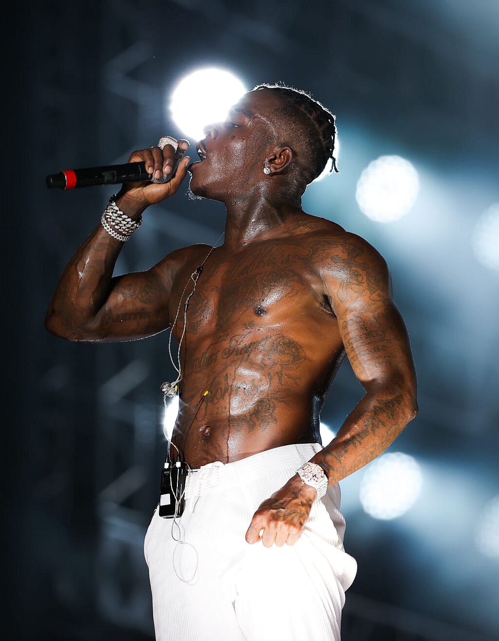 Rapper DaBaby performs onstage