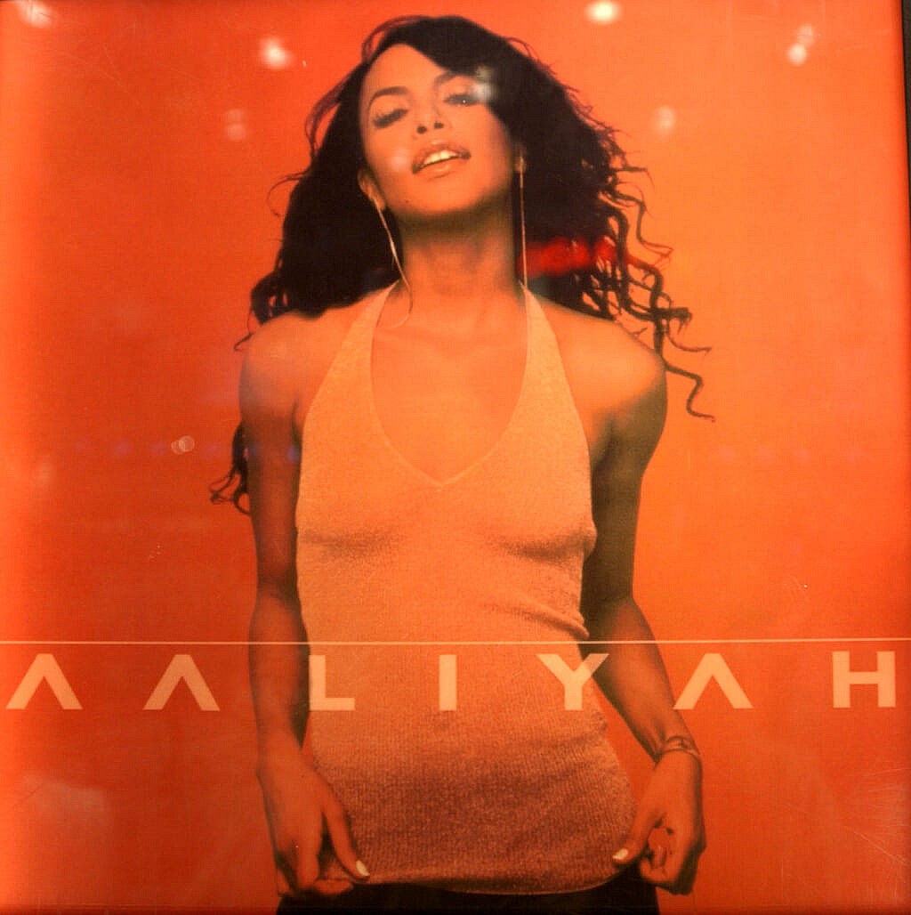 The album cover of rhythm-and-blues singer and actress Aaliyah