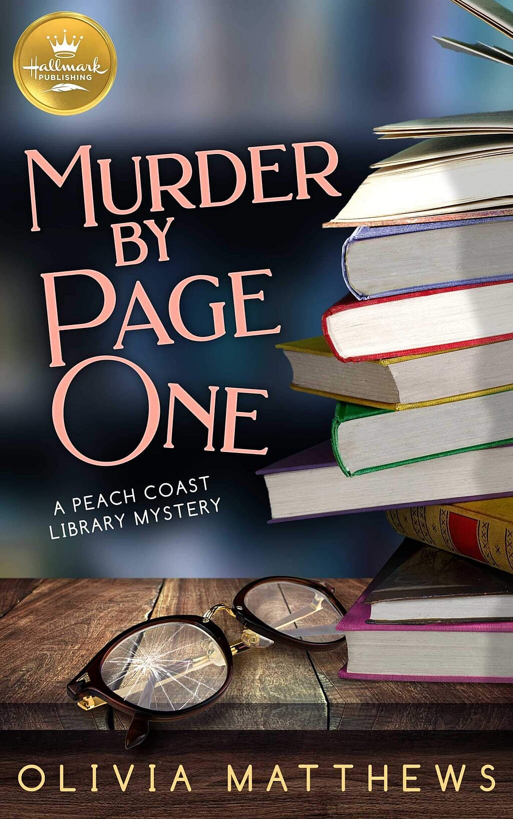 Cover of "Murder by Page One" by Olivia Matthews