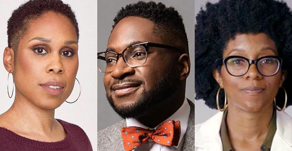 Dr. Oni Blackstock, Dr. Utibe Essien and Dr. Rhea Boyd thegrio.com